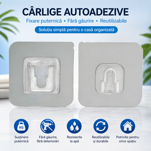 Set 10 suporturi adezive